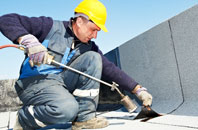 Channerwick felt roofing